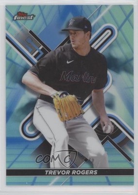 2022 Topps Finest Blue/Aqua Vapor Refractor 17/250 Trevor Rogers #65 6fs