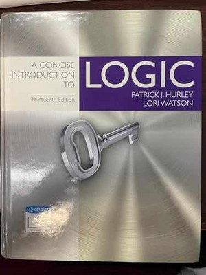 A Concise Introduction to - Hardcover, by Hurley Patrick; Watson - Very Good