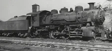 Vintage Black & White Steam Locomotive Photo P&WV 20 Harold Vollrath