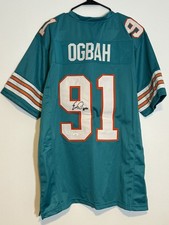 Miami Dolphins Emmanuel Ogbah #91 Autographed Football Jersey  JSA 