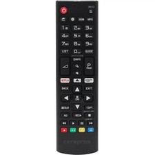 Exact Replacement TV Remote Control for LG TV Models