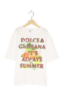 Dolce & Gabbana T-Shirt Gr. EU 152 Weiß Mädchen Neu