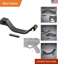 Durable Black Anodized Oversized Trigger Guard - Perfect For Tactical Shooting Durable Black Anodized Oversized Trigger Guard - Perfect For Tactical Shooting