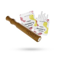 QUIT VAPING Nic-Free Sapelewood Aroma Inhaler with 12 Raspberry Lemon Cores