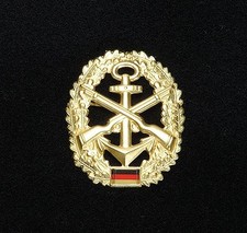 BW Barett Abzeichen Marinesicherung Metall