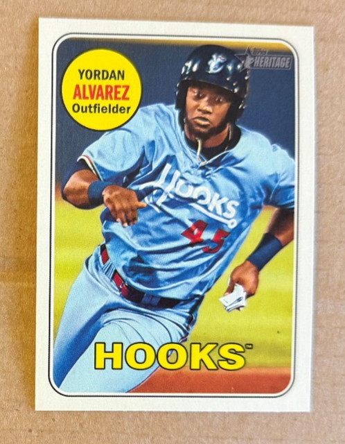 YORDAN ALVAREZ - 2018 Topps Heritage Minor League #111 FS Qty