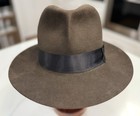 Beaver Brand 10X Hat Complete Refurb To Indiana Jones Style Fedora. Sz 7 1/2