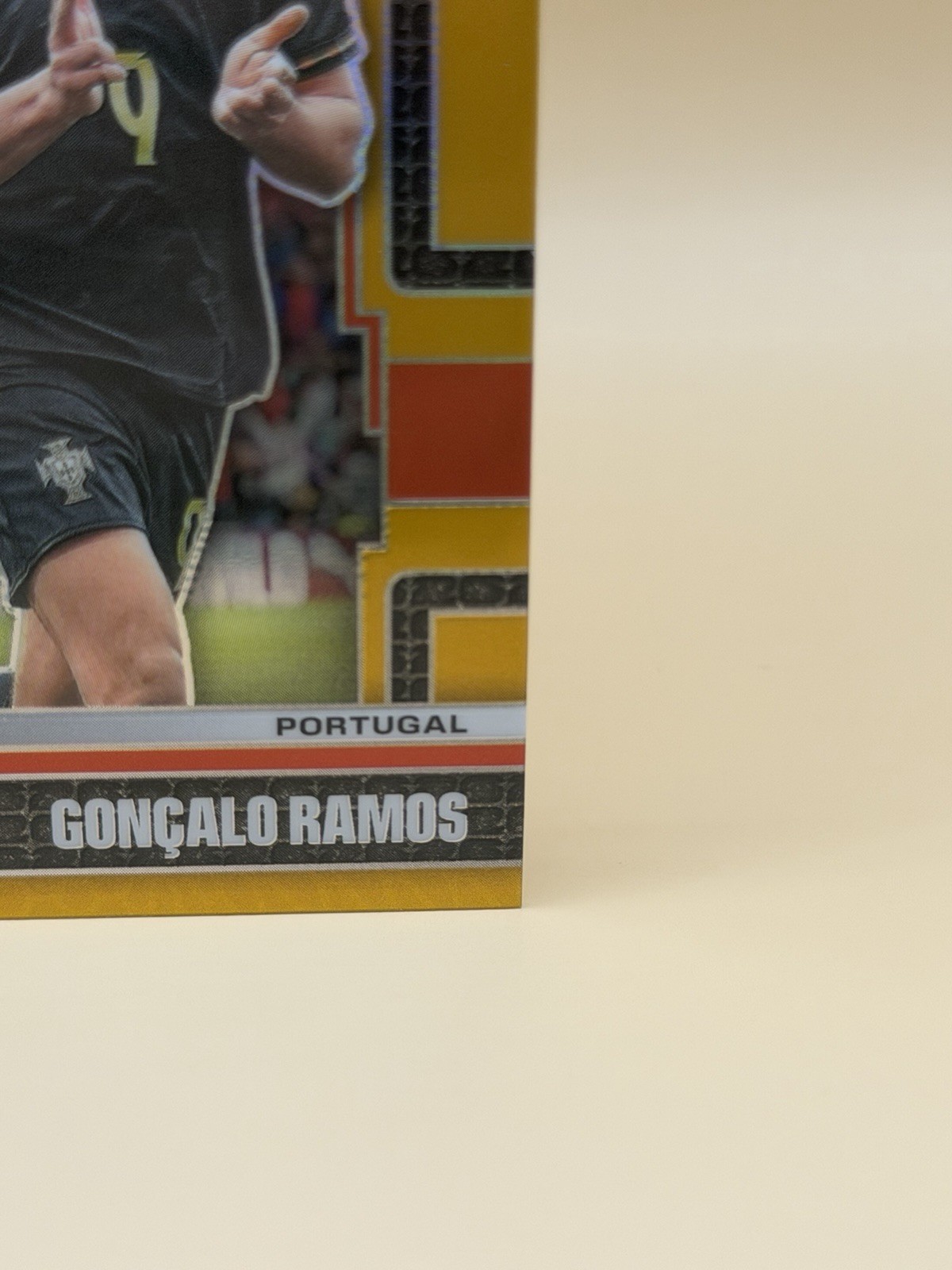GONCALO RAMOS - 2026 Prizm World Cup - SCORERS CLUB - True Gold /10 - Portugal view 5
