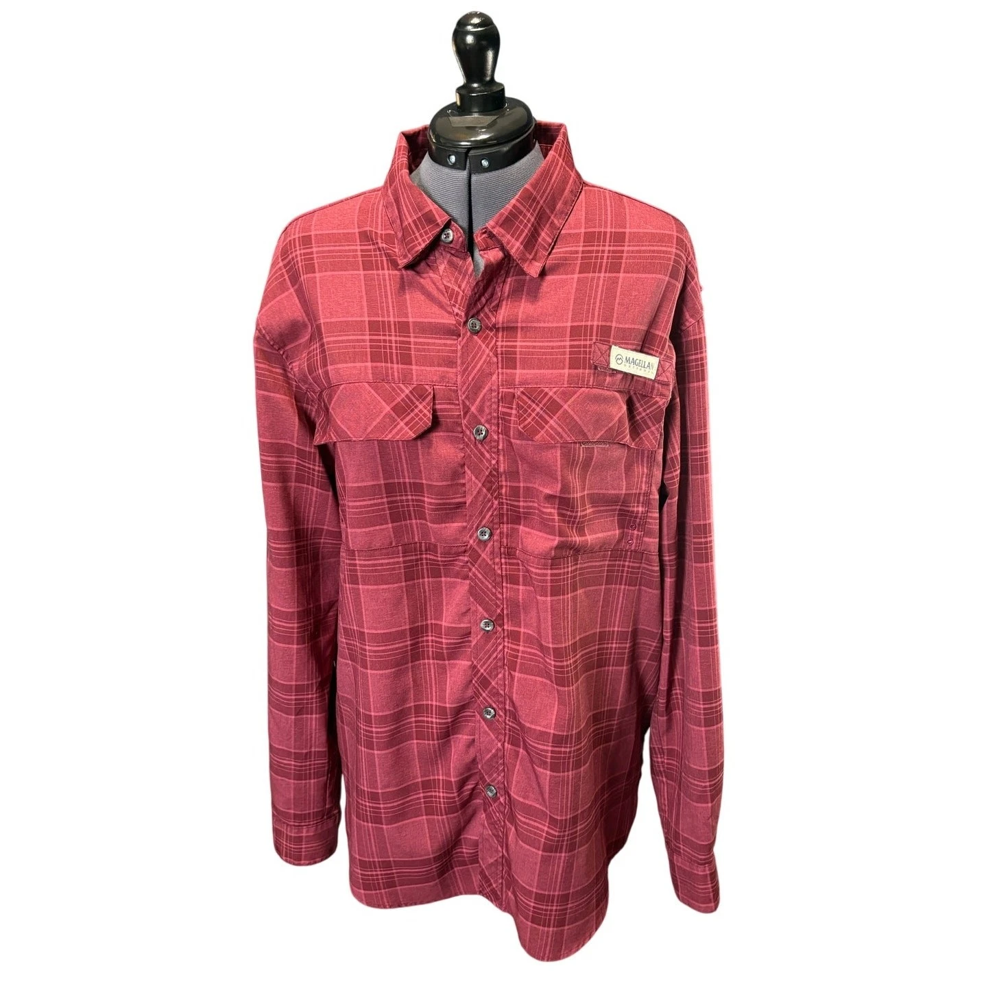 Magellan Outdoors Classic Fit Long Sleeve Shirt – Button Up Casual Outdoor Sz L
Opens in a new windo