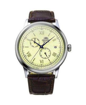 ORIENT Men Analog Automatic Casual Watch Classic Dress Brown Dial Waterproof Rou