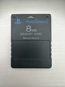 Sony PlayStation 2, PS2 DualShock 2 Controller Silver SCPH-10010 + 8mb Mem Card