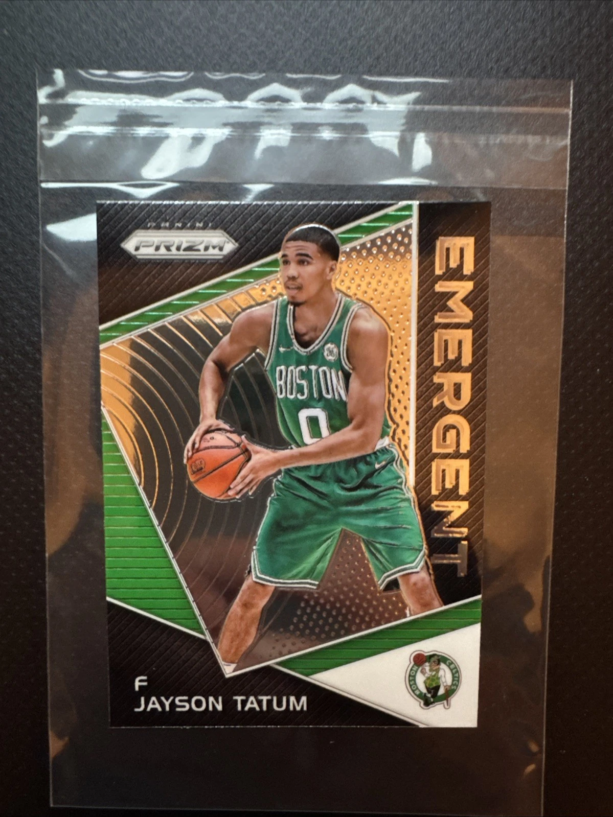 2017-18 Panini Prizm Jayson Tatum Emergent Rookie RC Rookie #EM-JAY Celtics