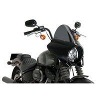 Puig Halbverkleidungs-Windschutzscheibe Touring Mirage Fur Harley D. Softail Str