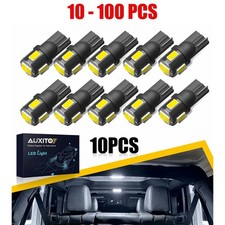 AUXITO 168 194 2825 T10 Light LED Plate License Bulb Xenon 6000K White 10-100PCS