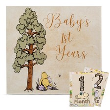 Baby Book Keepsake Memory Book 9.5 x8.5 , Hardcover Album w/Enclosed Spiral...