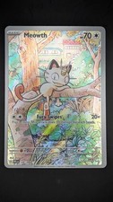 Pokémon Meowth 106/094 Me02: Phantasmal Flames Illustration Rare Holo