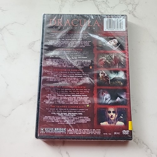 Dracula Collection NEW DVD 5 Movies Avia Vampire Hunter, Daughter Of Darkness - Picture 2 of 4