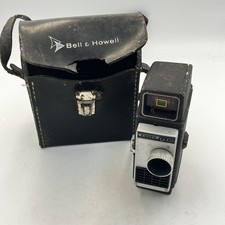 Vintage Bell  Howell Electric Eye 8mm Movie Camera With Black Case READ