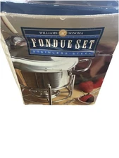 Williams Sonoma by Ruffoni - Stainless Steel Fondue Set - Made in Italy