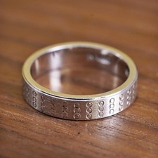 Size 6.5, vintage sterling silver handmade ring, 925 stackable band