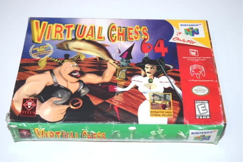 Virtual Chess 64 Nintendo 64 N64 Video Game Complete in Box
