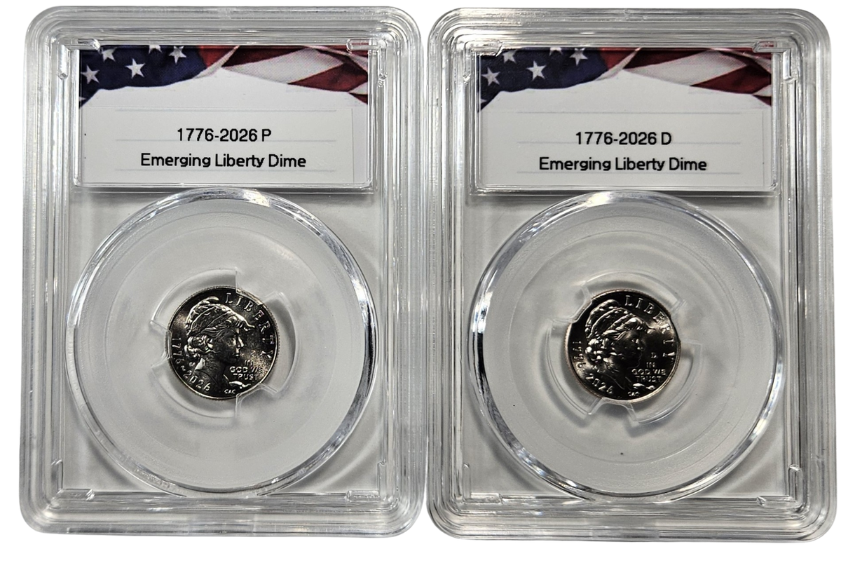 2026 P&D Semiquincentennial Emerging Liberty Dime Set Uncirculated