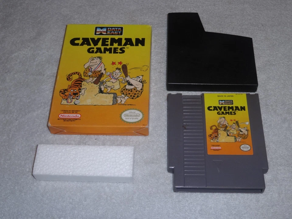 Caveman Games nes Nintendo Entertainment System 1990 VIDEO GAME+ BOX WORKS W-CMG - Image 2 of 4