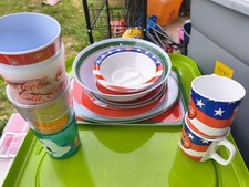 17 Piece Coca Cola Miscellaneous Dinnerware