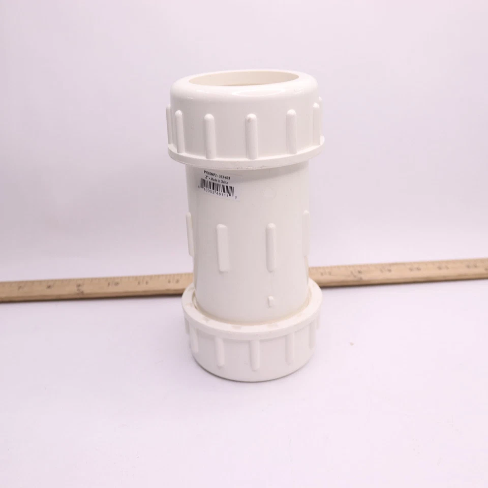 Apollo 2 in. x 2 in. PVC Compression Coupling - Image 2 of 4