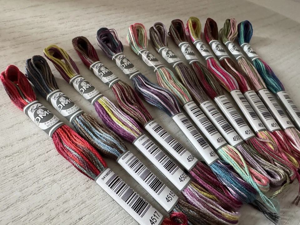 DMC Coloris 6-Strand Cotton Embroidery Floss~Lot of 12 Skeins~Assorted Colors - Image 4 of 4