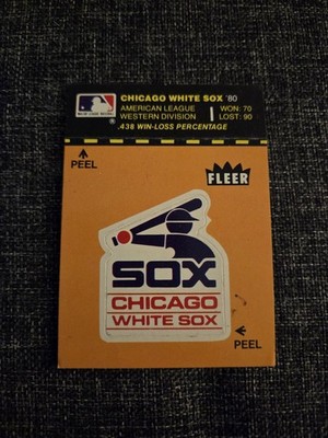  1981 FLEER RG Laughlin 1979 ALL STAR GAME w/ Chicago White Sox Sticker