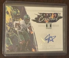 2023 Panini Chronicles DP Canvas Creations Autograph RC Tyjae Spears CC-TSP