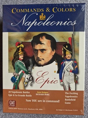 GMT #1608 Commands & Colors Napoleonics Epic 1st Ed, New in Shrink Wrap
