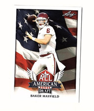 Baker Mayfield RC 2018 Leaf Draft All American Insert #AA-02