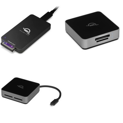 OWC Atlas Card Readers: CFexpress, SD, Thunderbolt, USB-C, USB 3.2, Dual Slots