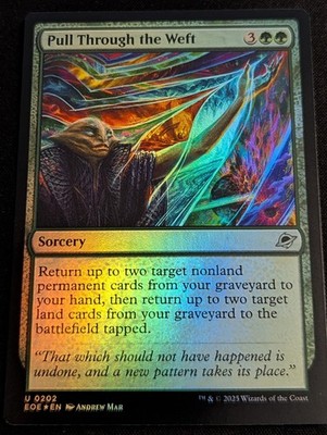 MTG - Pull Through the Weft FOIL - Edge of Eternities - Pack Fresh!!