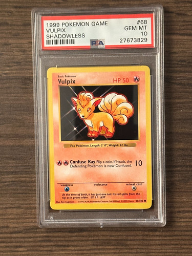 Vulpix — Base Set (1st Edition,Shadowless)