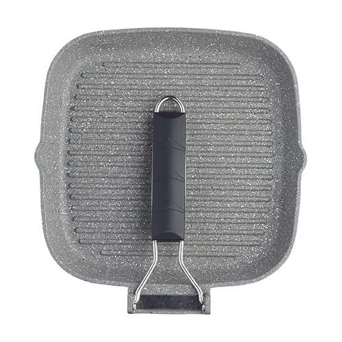 MasterClass Induktion Aluminium 24 cm Grillpfanne Marmorbeschichtung - Bild 2 von 3