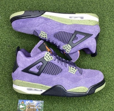 Size 12w - 10.5M - Jordan 4 Retro Mid - Canyon Purple -  AQ9129-500 FAST SHIP  