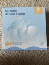 Manual Silicone Breast Pump with Spill Free Valve ,Cap, and Bottom 4oz