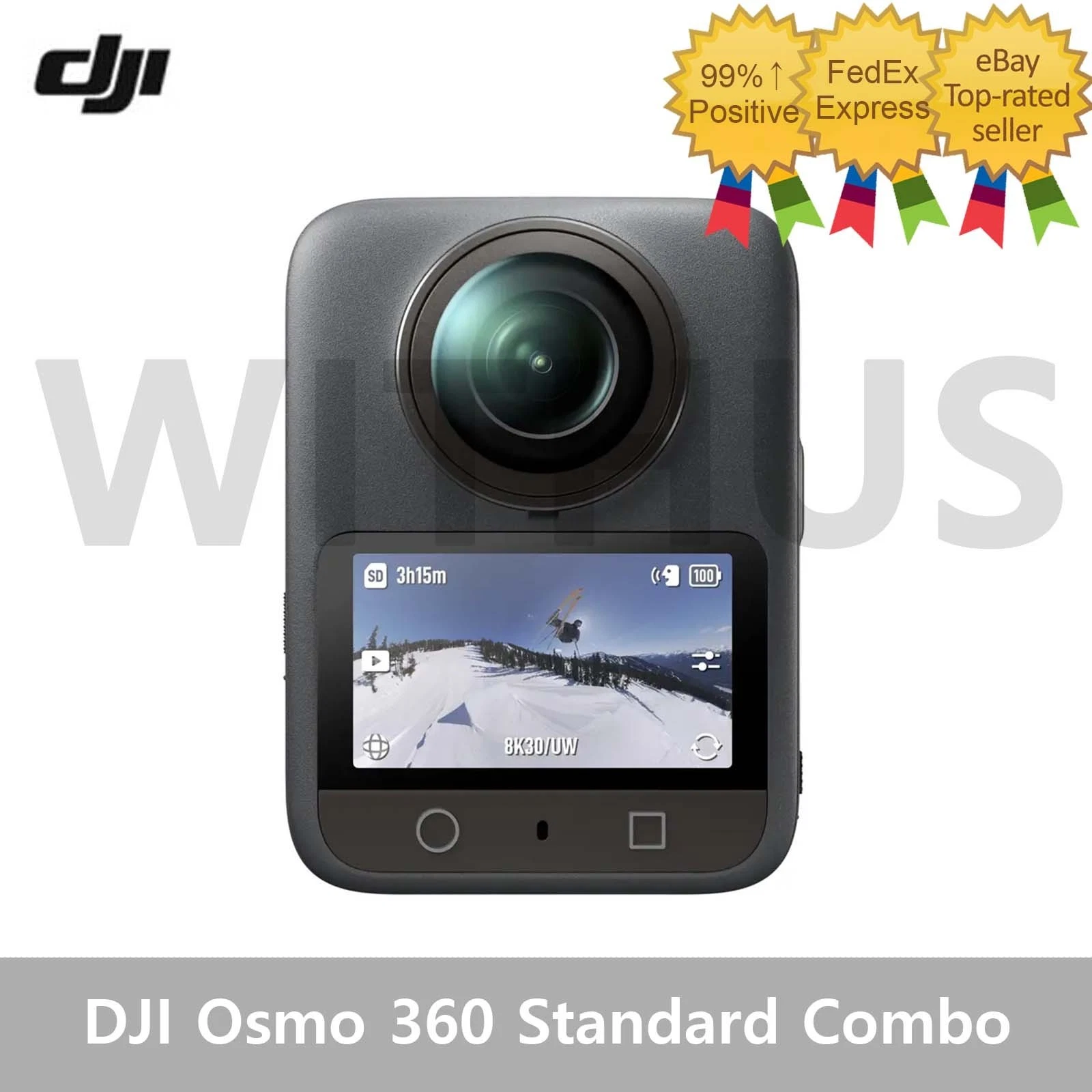 DJI Osmo 360 Standard Combo 8K Action Camera Tracking On