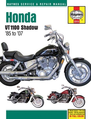 Honda VT1100 Shadow Manual Haynes Clymer Service Repair Workshop 1985 To 2007