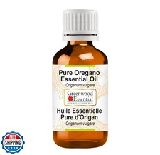 Greenwood Essential Pure Oregano Essential Oil (Origanum vulgare) Steam Disti