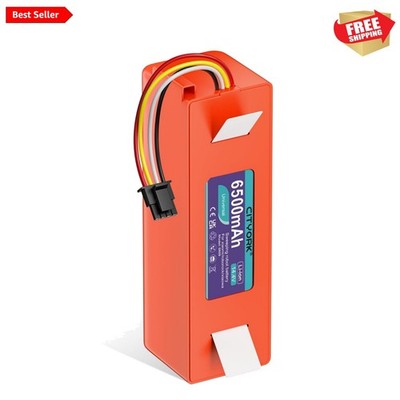 Versatile 14.4V 6500mAh Replacement Battery for Roborock & Xiaomi Vacuums