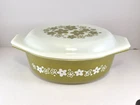 Pyrex Spring Blossom Crazy Daisy Casserole Dish with Lid 1.5 Quart 043 | Vintage