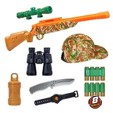 Adventure Force Deep Woods Hunter, Hunting Rifle 18 Piece Set, Fun for Outdoor