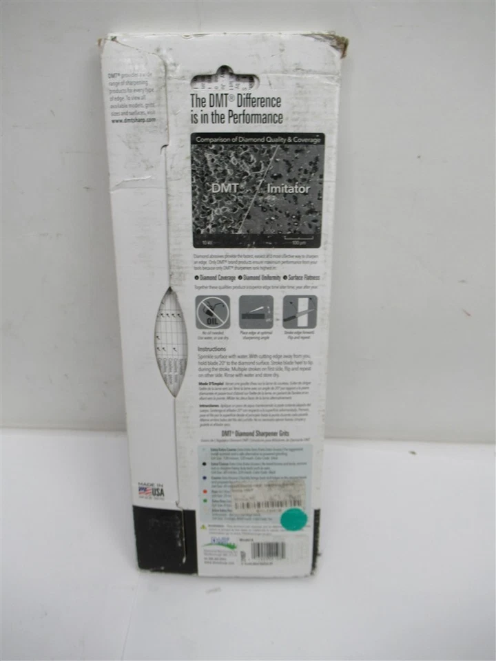 Afilador de doble cara DMT D10E/F, 10" de diámetro nítido, fino/extra fino Foto 2 de 3