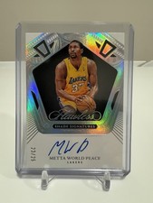 2024-25 Panini Flawless Shade Signatures Metta World Peace Auto #’d 23/25
