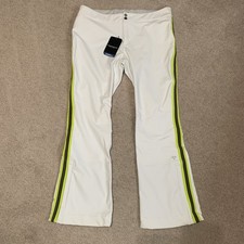 Obermeyer The Bond Sport Pant White Fleece Lined Snow/Ski Women  s Sz 16 New 229