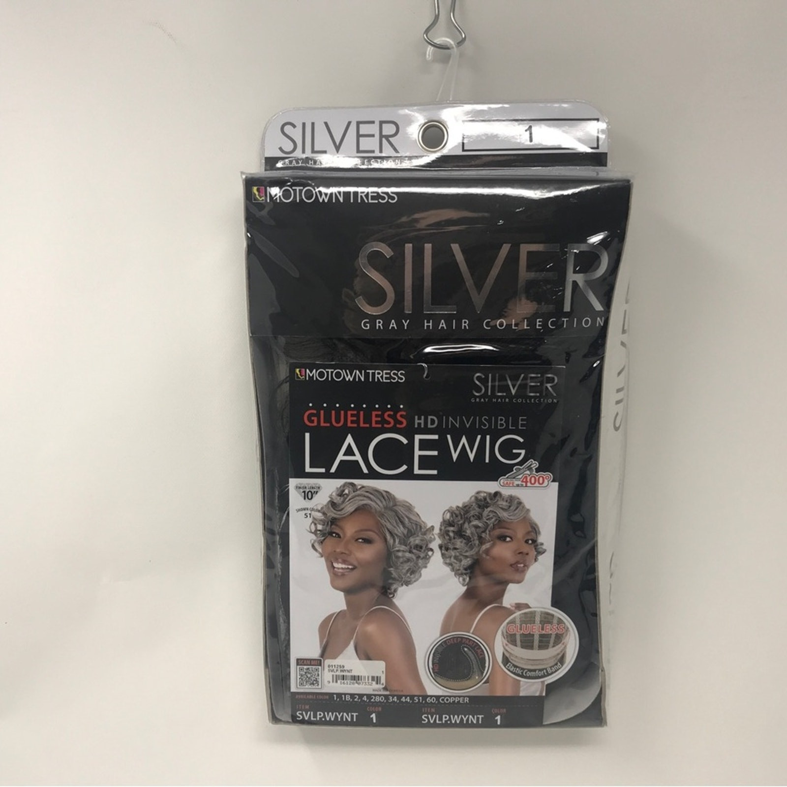 Motown Tress HD Invisible Lace Front Glue less Wig, OS - # 1 (Black)